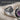 Amethyst Petal Fold Ring, oxidized silver, close-up of cabochon and petal veins