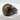 Kitsune Tiger Eye Ring, black rhodium, angled studio view