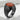 Kabuto Carnelian Shoulder Ring, black rhodium plated product view