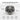 Scroll skull ring, oxidized silver, front view with size chart features