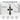 Bandana Mask Rose Cross Pendant, oxidized silver, size chart