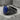 Lapis Urartian Griffin Ring, black rhodium plated, angled view