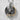 Wyvern Returning Tail Pendant, two-tone finish, front product view