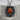 Carnelian Saddle Buckle Pendant, black rhodium, angled view