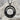 Gotland Quartz Collar Pendant, black rhodium, product photo
