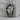 Maya Maize God Profile Pendant, oxidized silver, product photo