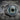 Evil Eye Satin Gaze Ring, oxidized silver, size chart
