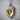 Harbor Shield Pendant in two-tone finish, front view
