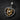 Close-up of the two-tone Angel Heart Pendant under dramatic lighting, highlighting the sparkle of the diamond frame.