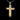 Angled view of the 925 sterling silver crucifix pendant, highlighting the detailed craftsmanship of the gold corpus and bail.