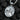 Angled view of handcrafted silver Saint Ursula necklace pendant displaying polished finish and oxidized antique details