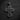 Top-down view of the Maltese-style silver cross pendant, highlighting its gothic design and craftsmanship on a black rock.