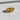 Comedy Tragedy Mask Ring, gold vermeil, front view