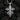 Handcrafted silver religious pendant with ornate scrolling details and ribbed bail displayed on black charcoal background