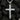 Close-up view of 925 sterling silver cross pendant highlighting the vintage beaten metal finish