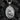 925 sterling silver Saint Genevieve pendant with candle and lamb relief details on black background