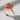 Abstract Floral Ring, rose gold plated silver, front-angled view showing curved contours