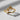 Floral Branch Ring, gold vermeil, studio angled view