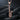 Tenor Saxophone Pendant, rose gold, angled view