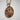 Saint Ursula Medallion Pendant, rose gold, front view