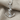 Anchor rope pendant, polished silver, product photo on fabric