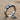 Three stone engagement ring, product photo with three set gemstones