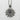 Erzgamma Star Pendant, oxidized silver, product photo view