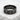 Furinkazan Samurai Kanji Ring, black rhodium plated product photo on stone