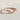 Open Arrow Ring, rose gold, front perspective view