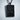 Ace of Spades Skull Pendant, black rhodium, front view