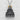 Close-up of the intricately detailed Osaka Castle pendant showcasing the contrasting gold vermeil shachihoko fish.
