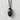 Nigiri Sushi Pendant, black rhodium plated finish, front view