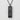 Japanese Dream Pendant, black rhodium, front view on textured background