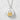 Close-up of the onigiri pendant highlighting the molded rice texture in matte 925 silver and polished gold band