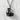 Sake Set Pendant, black rhodium plated, front product view