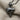 Thumbs Down Pendant, black rhodium plated, product photo on fabric