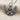 Serene Praying Angel Pendant, oxidized silver, overhead perspective
