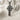 Russian Orthodox Cross Pendant, oxidized silver, angled product photo with chain