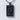 Guan Yu Pendant, black rhodium, product photo against light stone background