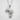 Africa Map Lion Pendant, polished silver, product photo on white stone