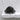 Illuminati All Seeing Eye Ring, black rhodium, product photo on concrete pedestal