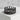 Knight Crown Ring, black rhodium, product view on concrete base