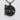 Bull Moose Pendant, black rhodium plated, front view