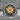 Masonic Blazing Star Ring, two-tone, angled view on stone base