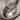 Lily of the Valley Ring, oxidized, product photo on fabric