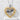 Dragon Heart Pendant, two-tone, product photo on stone block