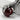 Dragon Claw Orb Pendant, oxidized silver, close-up of talons gripping red orb