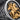 Saint George Signet Ring, oxidized silver, angled close-up of equestrian relief