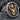 Saint Hubert Signet Ring in two-tone silver and gold vermeil, front view