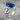 Lapis Snake Ring in polished silver, product photo on stone base